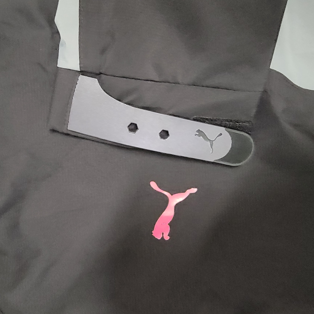 Puma Black and Gray Performance Jacket with Two-Tone Design - Picture 3 of 4